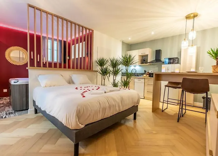 Loveroom En Centre Avec Jacuzzi - Notre Dame Appartamento