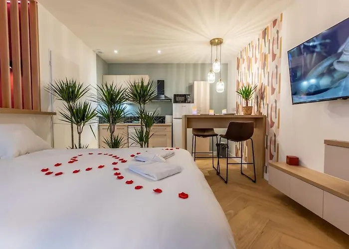 Loveroom En Centre Avec Jacuzzi - Notre Dame Appartement